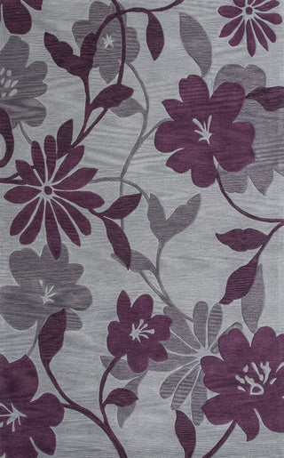 KAS Bali 2861 Grey/Plum Elegance Area Rug main image