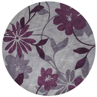 KAS Bali 2861 Grey/Plum Elegance Area Rug 