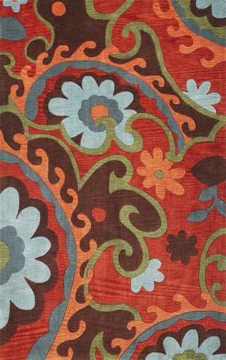 KAS Bali 2877 Mocha/Rust Serafena Hand Tufted Area Rug