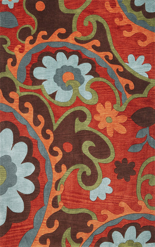 KAS Bali 2877 Mocha/Rust Serafena Area Rug main image