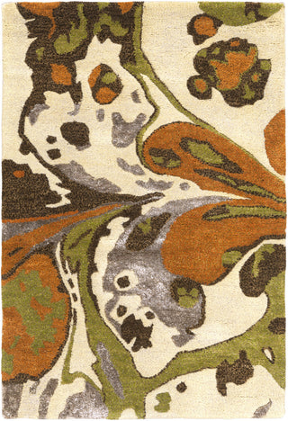 Surya Banshee BAN-3314 Burnt Orange Area Rug 2' x 3'