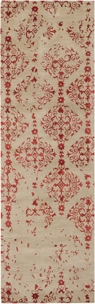 Surya Banshee BAN-3316 Cherry Area Rug 2'6'' x 8' Runner