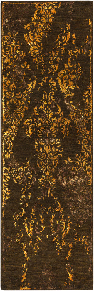 Surya Banshee BAN-3340 Chocolate Area Rug 2'6'' x 8' Runner