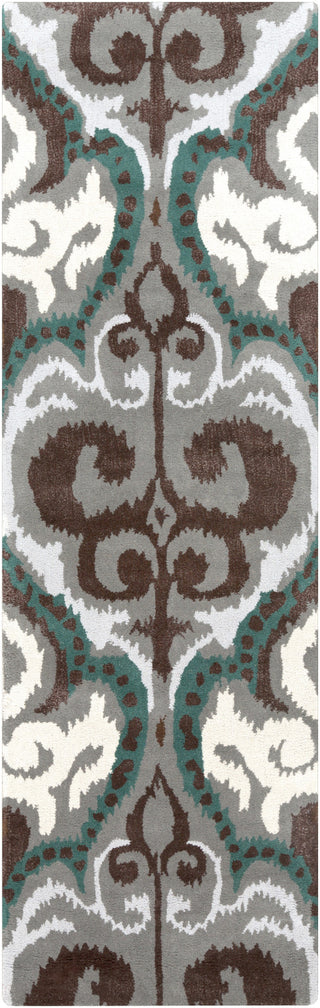 Surya Banshee BAN-3350 Teal Area Rug 2'6'' x 8' Runner