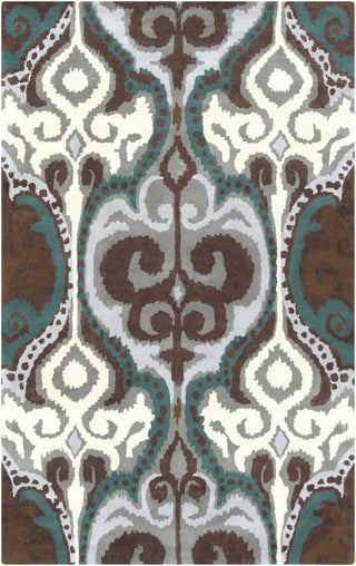 Surya Banshee BAN-3350 Teal Area Rug 5' x 8'