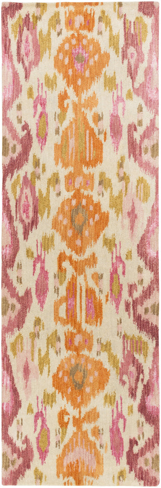 Surya Banshee BAN-3353 Pastel Pink Area Rug 2'6'' X 8' Runner