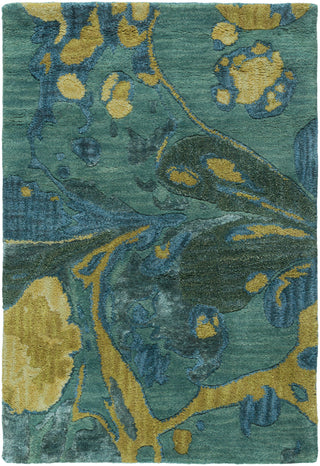 Surya Banshee BAN-3364 Teal Area Rug 2' x 3'