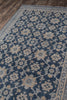 Momeni Banaras BNR-1 Blue Area Rug Corner Image Feature