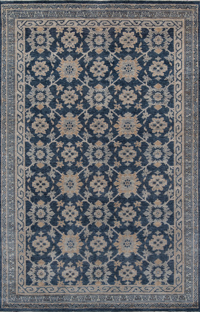 Momeni Banaras BNR-1 Blue Area Rug main image