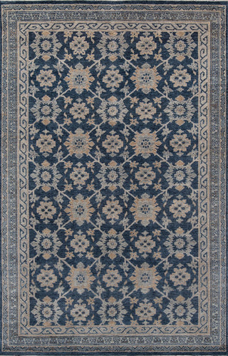 Momeni Banaras BNR-1 Blue Area Rug main image