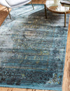Unique Loom Baracoa T-F510 Turquoise Area Rug Rectangle Lifestyle Image Feature
