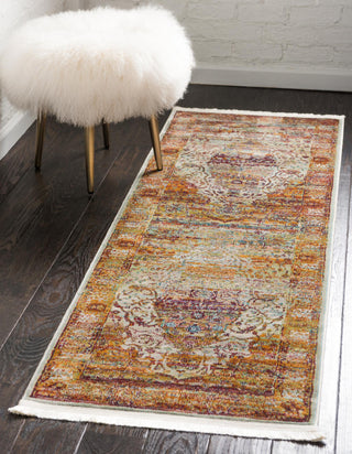 Unique Loom Baracoa T-F516 Cream Area Rug Runner Lifestyle Image