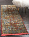 Unique Loom Baracoa T-F546 Red Area Rug Runner Lifestyle Image