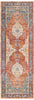 Unique Loom Baracoa T-F557 Rust Red Area Rug Runner Top-down Image