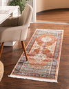 Unique Loom Baracoa T-F557 Rust Red Area Rug Runner Lifestyle Image