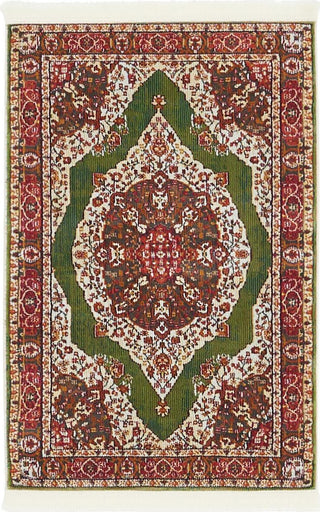 Unique Loom Baracoa T-F561 Green Area Rug main image