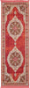 Unique Loom Baracoa T-F561 Red Area Rug Runner Top-down Image
