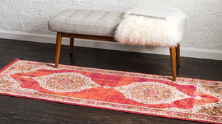 Unique Loom Baracoa T-F561 Red Area Rug Runner Lifestyle Image