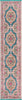 Unique Loom Baracoa T-F561 Turquoise Area Rug Runner Top-down Image