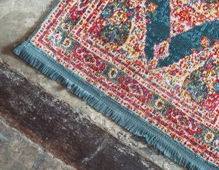 Unique Loom Baracoa T-F561 Turquoise Area Rug Runner Lifestyle Image