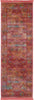 Unique Loom Baracoa T-F576 Red Area Rug Runner Top-down Image