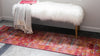 Unique Loom Baracoa T-F576 Red Area Rug Runner Lifestyle Image