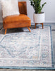 Unique Loom Baracoa T-HAVANA-1004 Gray Area Rug Rectangle Lifestyle Image Feature
