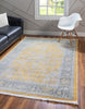 Unique Loom Baracoa T-HAVANA-1004 Yellow Area Rug Rectangle Lifestyle Image