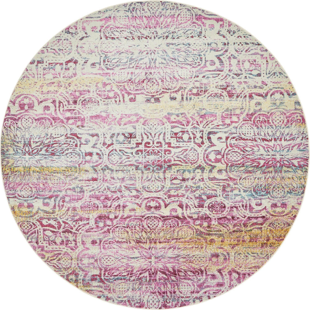 Unique Loom Baracoa T-HAVANA-1005 Pink Area Rug main image