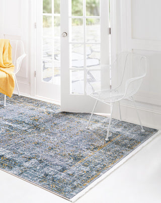 Unique Loom Baracoa T-HAVANA-1006 Gray Area Rug Rectangle Lifestyle Image