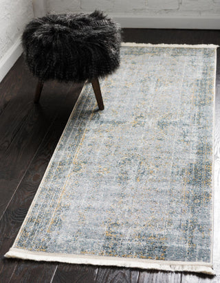 Unique Loom Baracoa T-HAVANA-1006 Gray Area Rug Runner Lifestyle Image