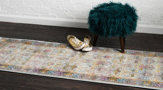 Unique Loom Baracoa T-HAVANA-1011 Light Blue Area Rug Runner Lifestyle Image