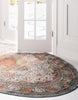 Unique Loom Baracoa T-HAVANA-1012 Light Blue Area Rug Oval Lifestyle Image