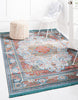 Unique Loom Baracoa T-HAVANA-1012 Light Blue Area Rug Rectangle Lifestyle Image