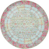 Unique Loom Baracoa T-HAVANA-1017 Blue Area Rug Round Lifestyle Image