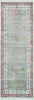Unique Loom Baracoa T-HAVANA-1017 Blue Area Rug Runner Top-down Image