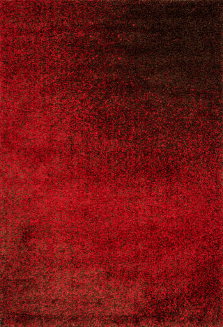 Loloi II Barcelona Shag BS-01 Red / Brown Area Rug main image