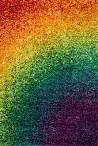 Loloi II Barcelona Shag BS-01 Rainbow Area Rug main image