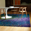 Loloi II Barcelona Shag BS-03 Peacock / Lime Area Rug Lifestyle Image