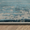 Karastan Tryst Bari Gray Blue Area Rug Detail Image