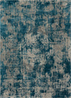 Karastan Tryst Bari Gray Blue Area Rug main image