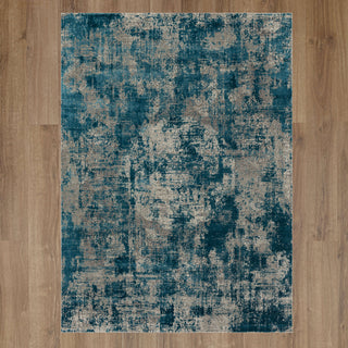 Karastan Tryst Bari Gray Blue Area Rug Main Image