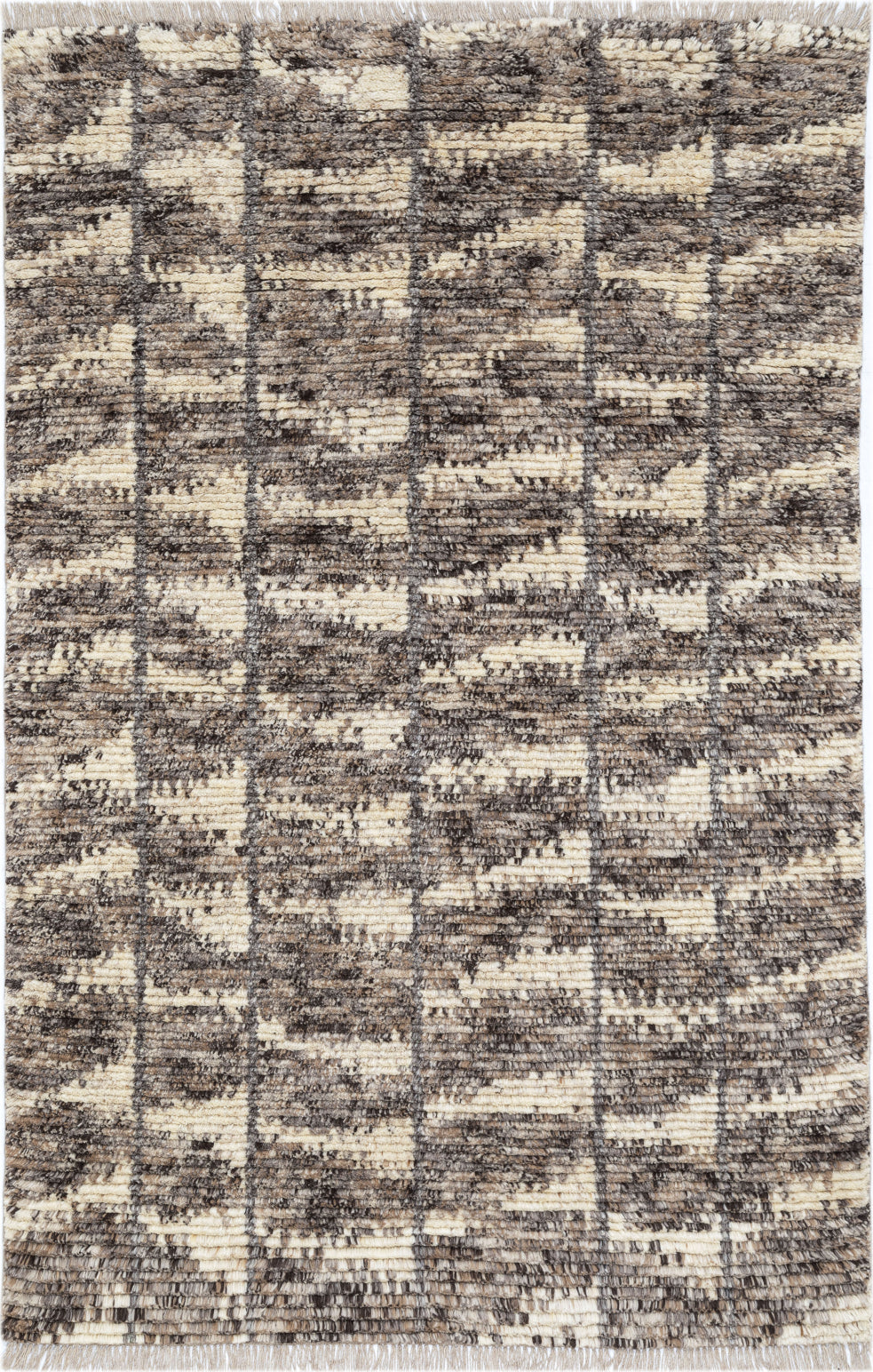 Nustory Bovina Barred Turkey Feathers Brown Area Rug by Newell Turner