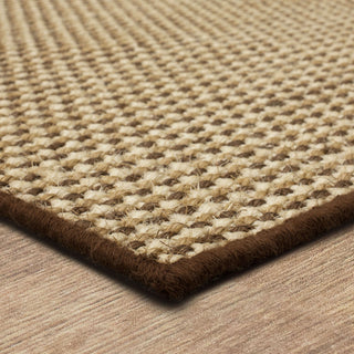 Karastan Modern Classics Basketweave Sisal Neutral Tri Color Area Rug