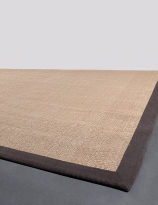 Chandra Bay BAY-Brown Tan/Brown Area Rug Corner Shot