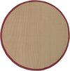 Chandra Bay BAY-Red Tan/Red Area Rug Round