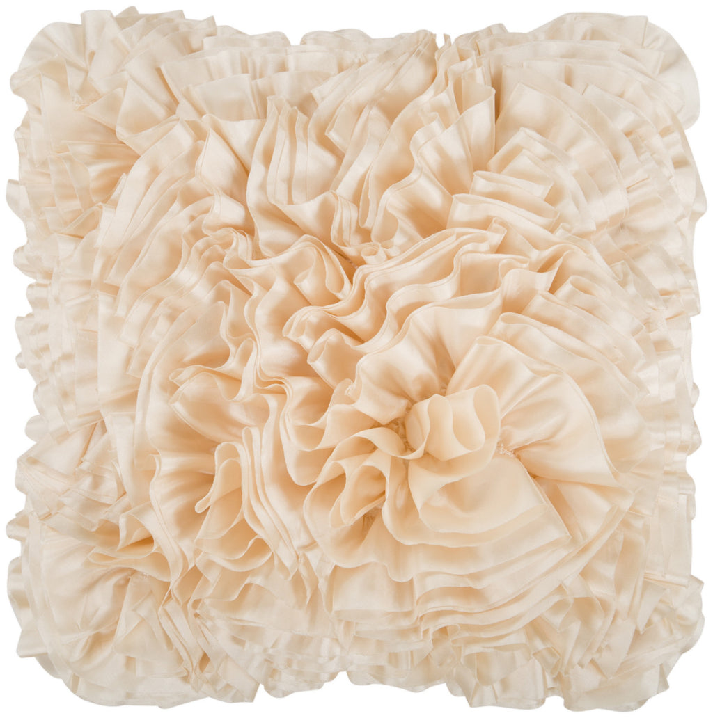 Surya Prom Ruffles and Rouching BB-032 Pillow 18 X 18 X 4 Poly filled
