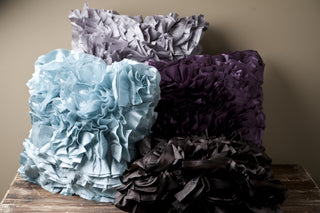 Surya Prom Ruffles and Rouching BB-033 Pillow 