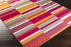 Surya Bambino BBO-5004 Magenta Machine Loomed Area Rug Corner Shot