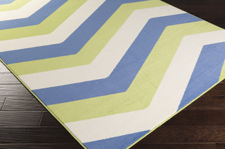 Surya Bambino BBO-5011 Lime Machine Loomed Area Rug Corner Shot